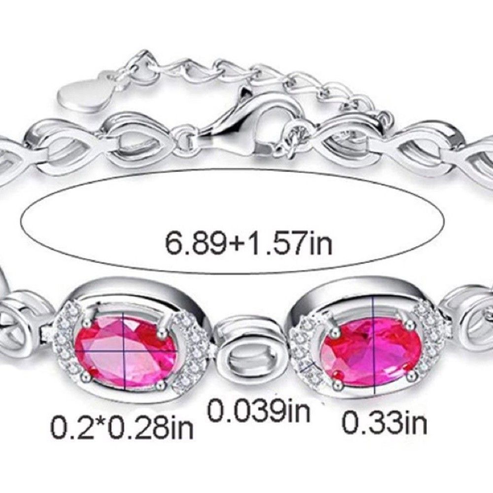 Ruby Diamond Bracelet - Picture 6 of 6